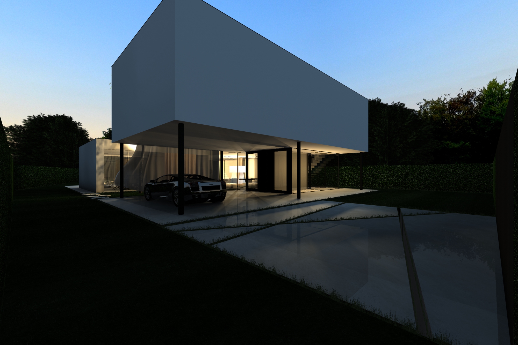 moderne-strakke-minimalistische-woning-carport-terras-buitengordijn-crepi-essen-icoon-architecten